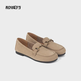 和诚行2025秋季新款时尚百搭软底休闲通勤乐福鞋0010851