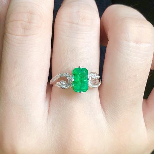 1.62ct刻面祖母绿戒指 商品图8