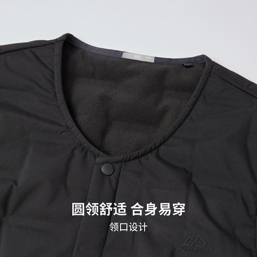 【含鸭绒】圣得西男士轻暖贴身羽绒背心2025秋季新款百搭合身上衣 商品图6