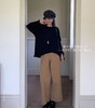 老米优品🎈3-5天！《文艺随心不规则下摆秋日tee 》95%棉+5%氨纶。寻常日子里，需要这份 “小独特”把艺术家的随性缝进衣摆 T250915B 商品缩略图7