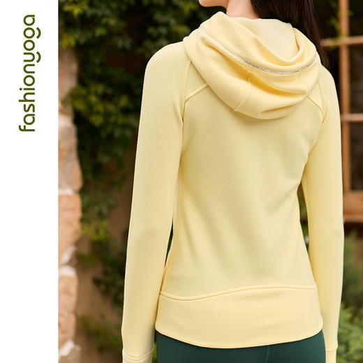 F15852修身连帽开衫外套 商品图10