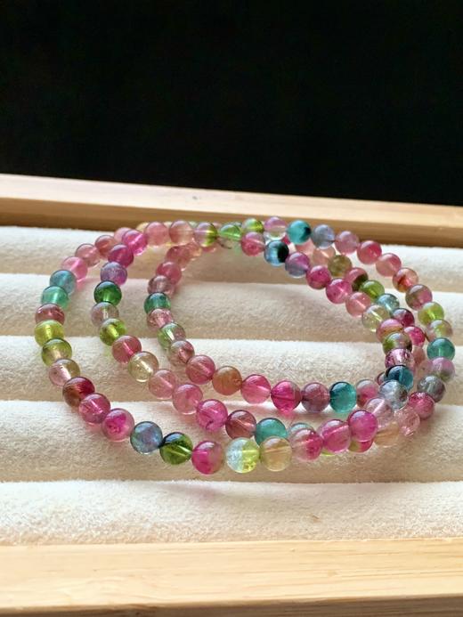 5.3mm多圈西瓜碧玺手串 商品图3