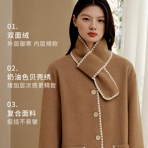 金三塔桑蚕丝保暖围脖女温暖贴肤柔软舒适围巾  JXQ326 商品图1