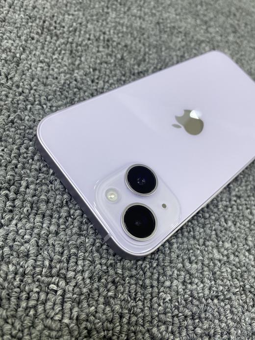 编号535939-苹果iPhone14/512G/紫色，5G手机，9.8新成色好，原机电池84%，特价3299元！质检工程师已深度检测通过，店保1年，请放心购买！ 商品图4