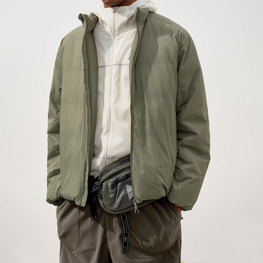 714street户外轻量防水三星安心绒羽绒服男2025冬季银膜锁温外套 商品图3