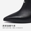 【绒里可选】星期六职场干练油蜡牛皮短靴SSD4116135/SSD4118135 商品缩略图6