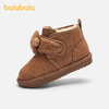 巴拉巴拉宝宝稳步鞋男童棉靴加绒2025冬新款靴子防滑 商品缩略图0