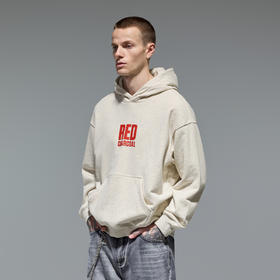 REDCHARCOAL 红炭经典LOGO连帽卫衣男秋新款美式潮牌宽松男士上衣