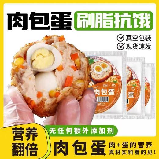 【1件起全国包邮】肉包蛋燕麦饭团（60g*5个） 商品图0