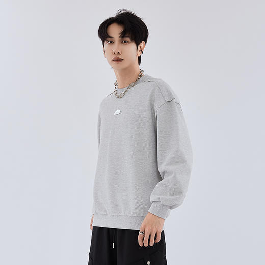 【断码清仓】HX 秋季圆领卫衣舒适透气Z106530005101 商品图1