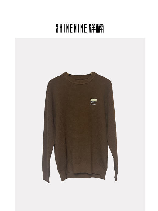 331143171纹理套头针织衫 商品图0