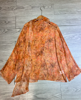 【门店同款】ENJOY夏季艺术肩扣飘带上衣 163301908