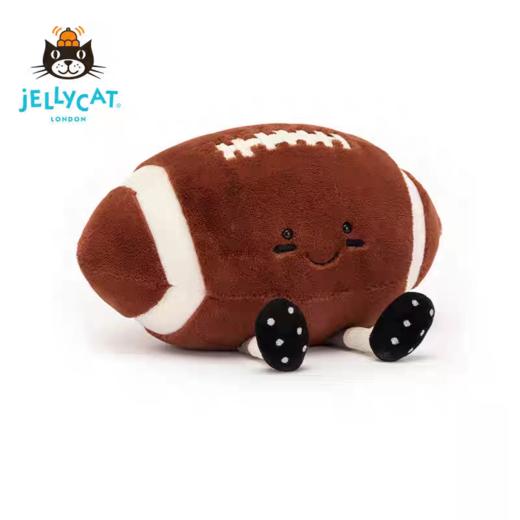 Jellycat趣味运动美式足球毛绒玩偶可爱公仔送礼娃娃生日新婚礼物cj 商品图2