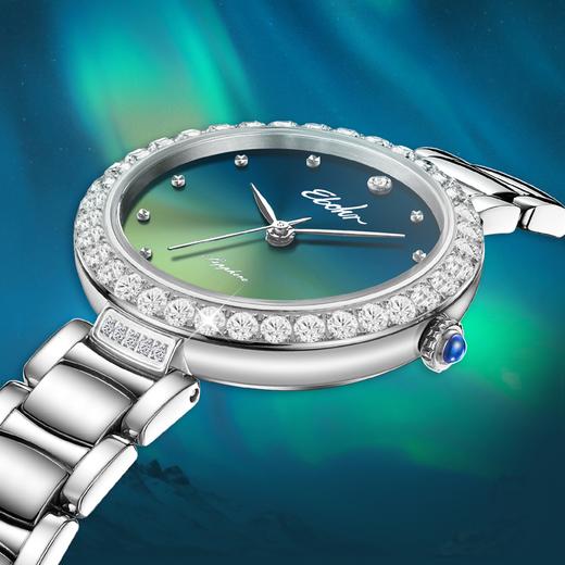 依波表正品手表女款高级感气质时尚耀光手表防水钢带石英表5161 商品图3