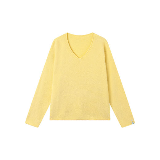 CryingCenter 软糯v领 落肩显瘦毛衣卫衣 哭喊中心 商品图4