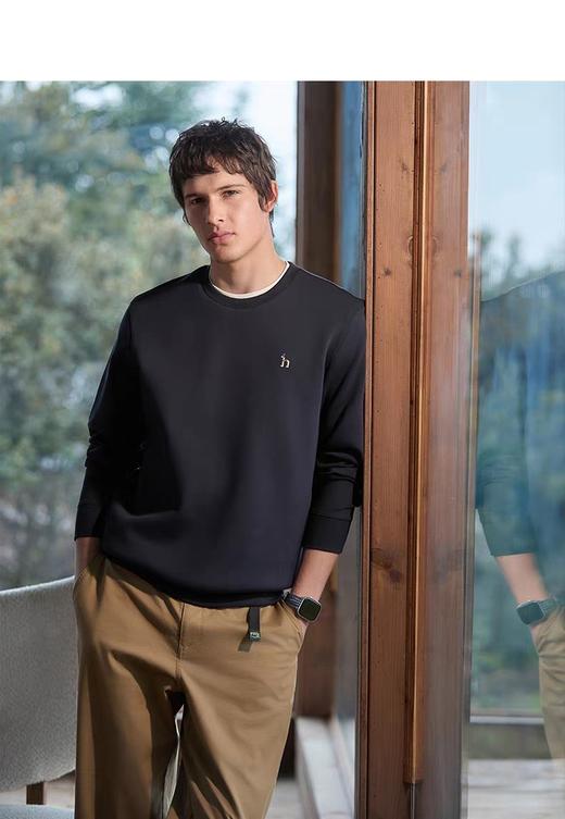 H@ZZYS 25新款右臂字母刺绣圆领卫衣 Z-15620 商品图7