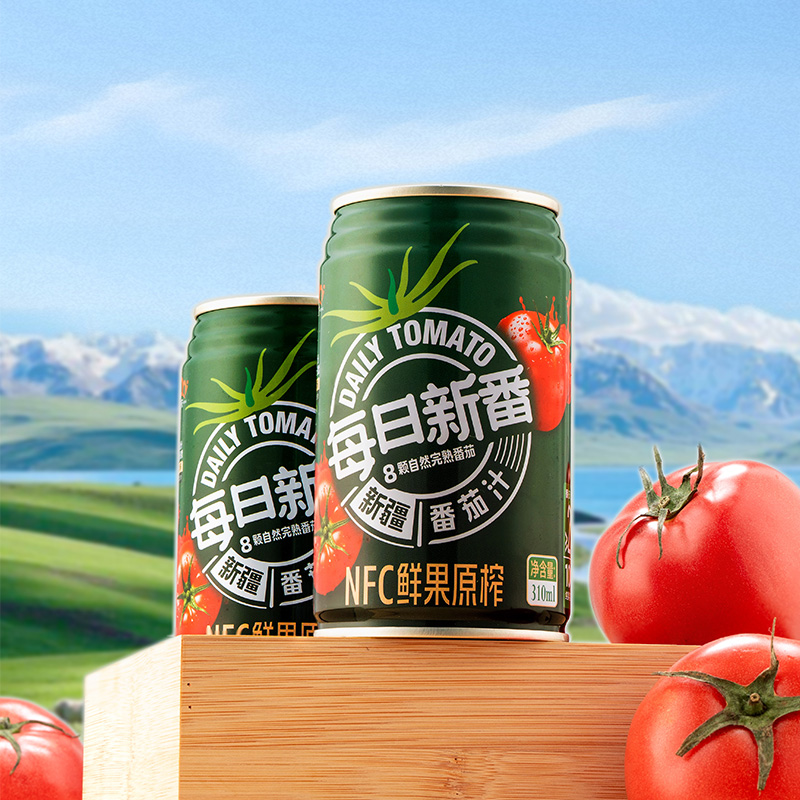 【2025新货】新疆冠农每日新番NFC番茄汁 不加糖番茄汁