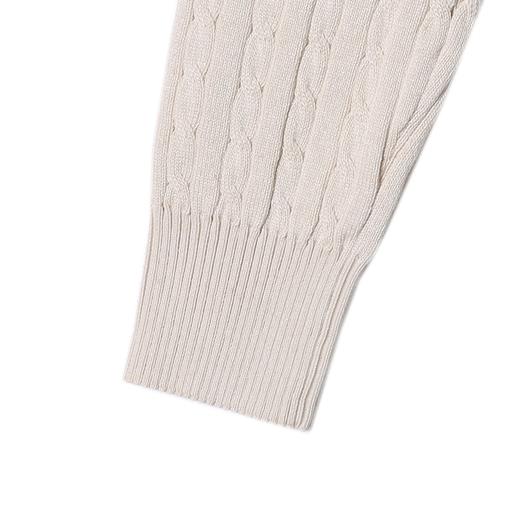 46764SDSA男士秋冬新款痞帅男装极简风短款纽花圆领针织衫百搭开衫毛衣 商品图4