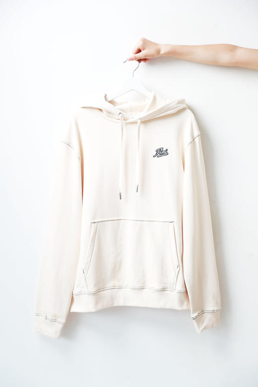 自当人手一件儿，穿卫衣的季节。复古贴布刺绣连帽文化衫C091560 商品图7