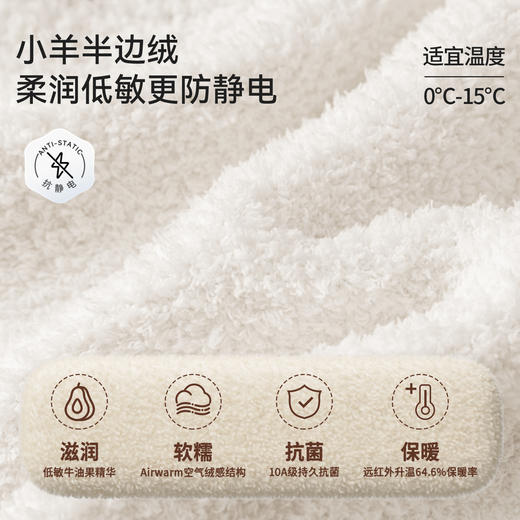 【宝宝服饰】嫚熙儿童家居服幸运鹅半边绒男女童宝宝加厚加绒保暖睡衣套装 商品图1