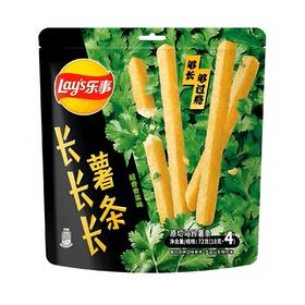 乐事 超香香菜味长长长薯条 72g(18g*4包)/袋