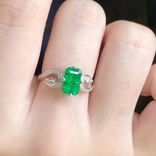 1.62ct刻面祖母绿戒指 商品图9