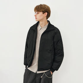 714street潮牌高蓬90白鸭绒羽绒服男款2025冬季防水螺纹高领外套