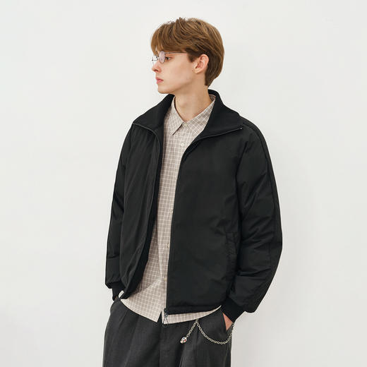 714street潮牌高蓬90白鸭绒羽绒服男款2025冬季防水螺纹高领外套 商品图0