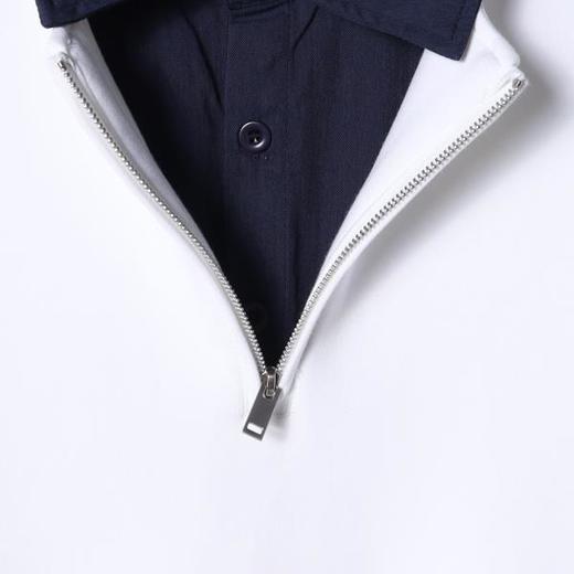 9901SDSA男士秋冬新款痞帅男装潮牌撞色半拉链翻领假两件卫衣简约时尚 商品图3