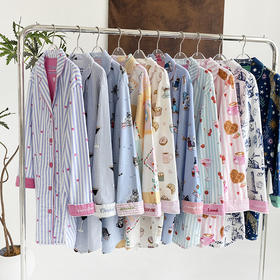 100%棉磨毛睡裙-女款