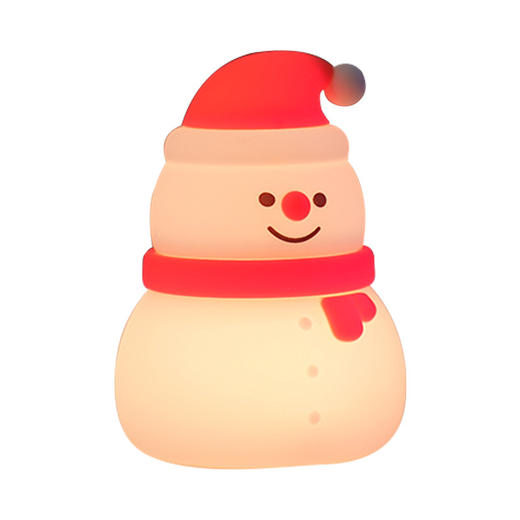 圣诞小夜灯硅胶拍拍灯床头灯氛围灯定时充电款小夜灯礼品 商品图4