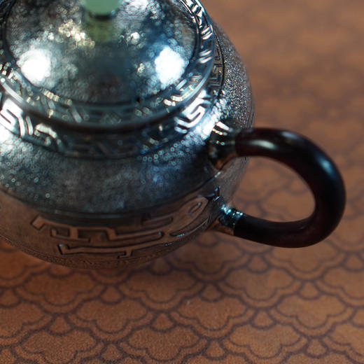 饕餮凤嘴容天壶 银壶 约95g左右 商品图9