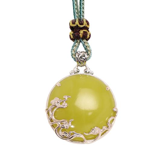 董易奇2026丙午马年十二生肖属马吊坠岫玉吊坠男女项链吉祥物 商品图4