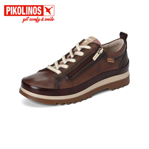 【云粉节】BF楼Pikolinos派高雁25秋季多材质拼接深口系带侧拉链平底单鞋PL250304吊牌价2480 商品图8