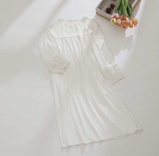 【双皮奶丝】SCHIESSER德国舒雅女士莫代尔氨纶长袖连衣裙家居裙 年轻 时尚 质感 31/25713D 商品图4