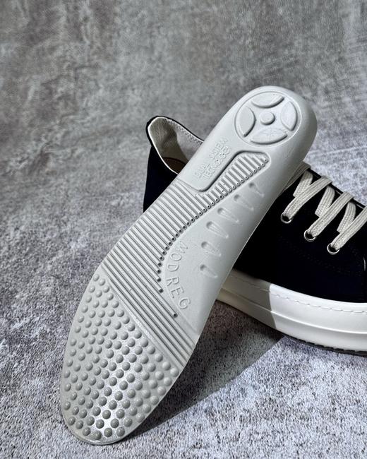 中性款织物面系带圆头休闲鞋 商品图3