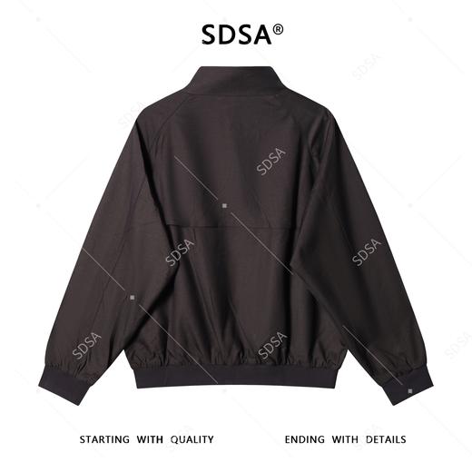 J602SDSA男士秋冬新款痞帅男装老钱风拉链口袋开衫立领卫衣复古外套 商品图5