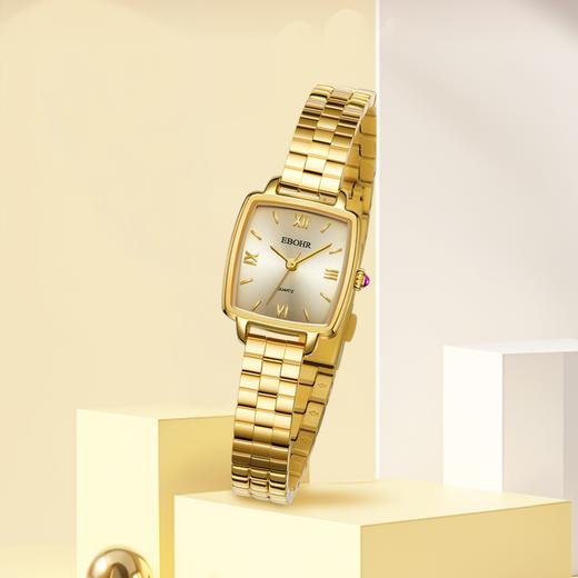 依波表EBOHR小金表手表女款轻奢高级石英表小众气质毕业礼物5677 商品图5