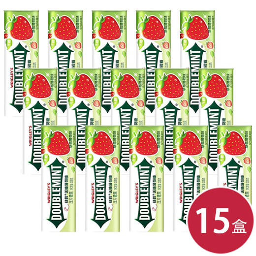 绿箭无糖薄荷草莓薄荷味35粒铁罐*15(6923450662953) 商品图0