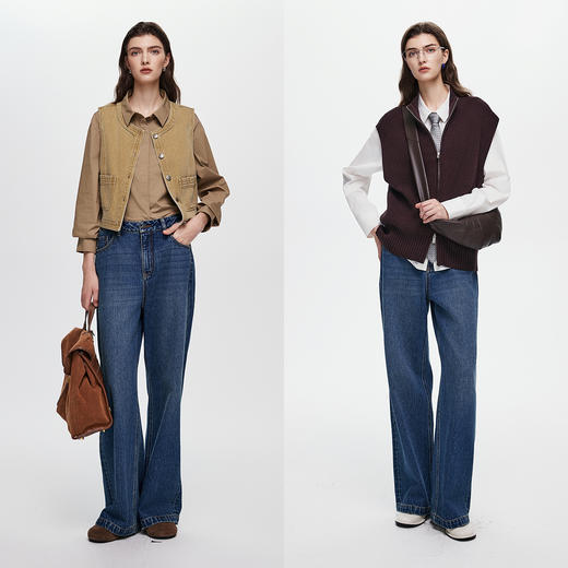 初棉高棉微收腰衬衫346604038 商品图4