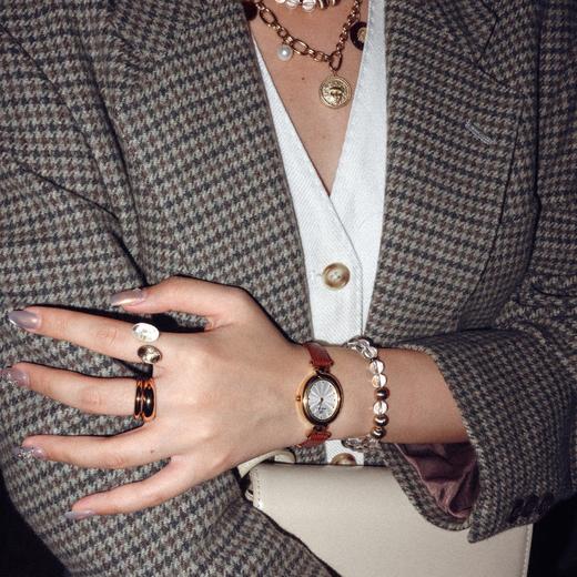 【秋季上新】Garden of Eden 伊甸园系列 | 果壳晶石双珠手链 商品图5