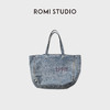 ROMI STUDIO 首饰袋 天然织物百搭牛仔托特单肩包RWCAP85800 商品缩略图0