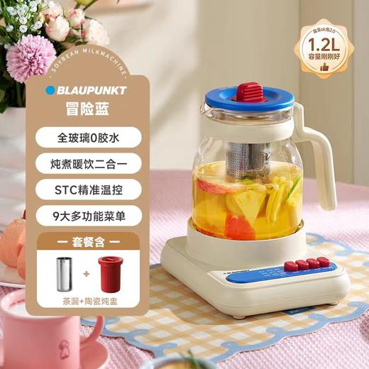 （包邮0蓝宝玻璃养生壶HP06(四种颜色） 商品图4