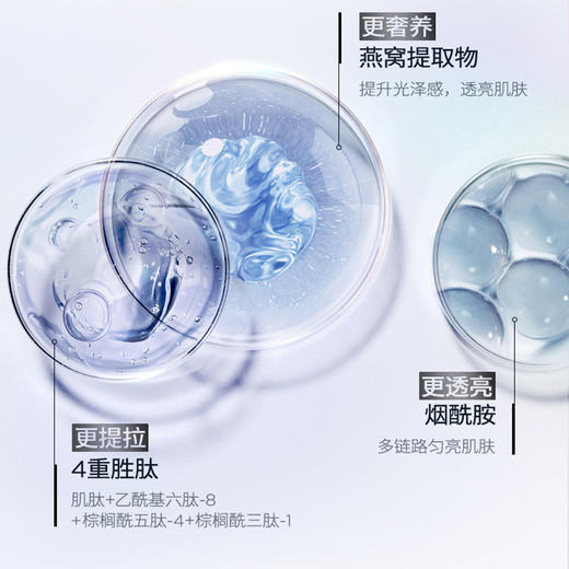 热卖清仓！超值30支 立省200+ ！华熙生物 润百颜 HACE抚纹靓透次抛精华液/水润次抛/润百颜美白次抛 补水焕亮 淡纹紧致 1.5ml*30支/盒 商品图4
