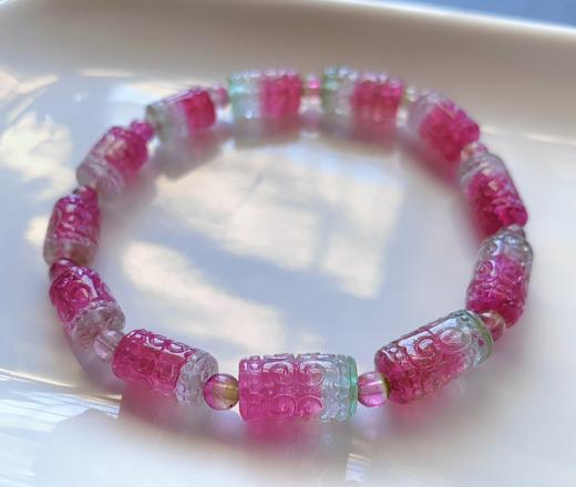 单圈西瓜回纹碧玺手串 商品图5