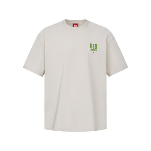 REDCHARCOAL 红炭凉感速干盆栽印花短袖T恤男潮牌夏宽松情侣半袖 商品图1