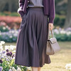 雀说显瘦洋气欧货潮时髦休闲紫色针织开衫衬衣半身裙AL5280 商品缩略图6