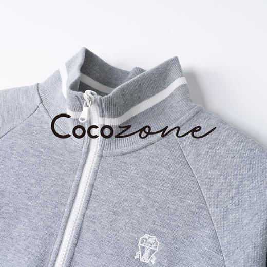 刘一一 “元气卫衣”经典简约立领撞色外套 CD2A1966 商品图2