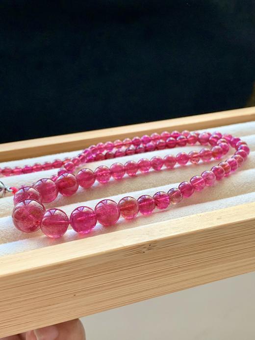 4.7-12mm红碧玺项链 商品图7