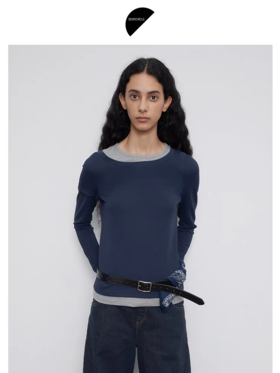 半圆/Q5327879/不对称假两件撞色t恤